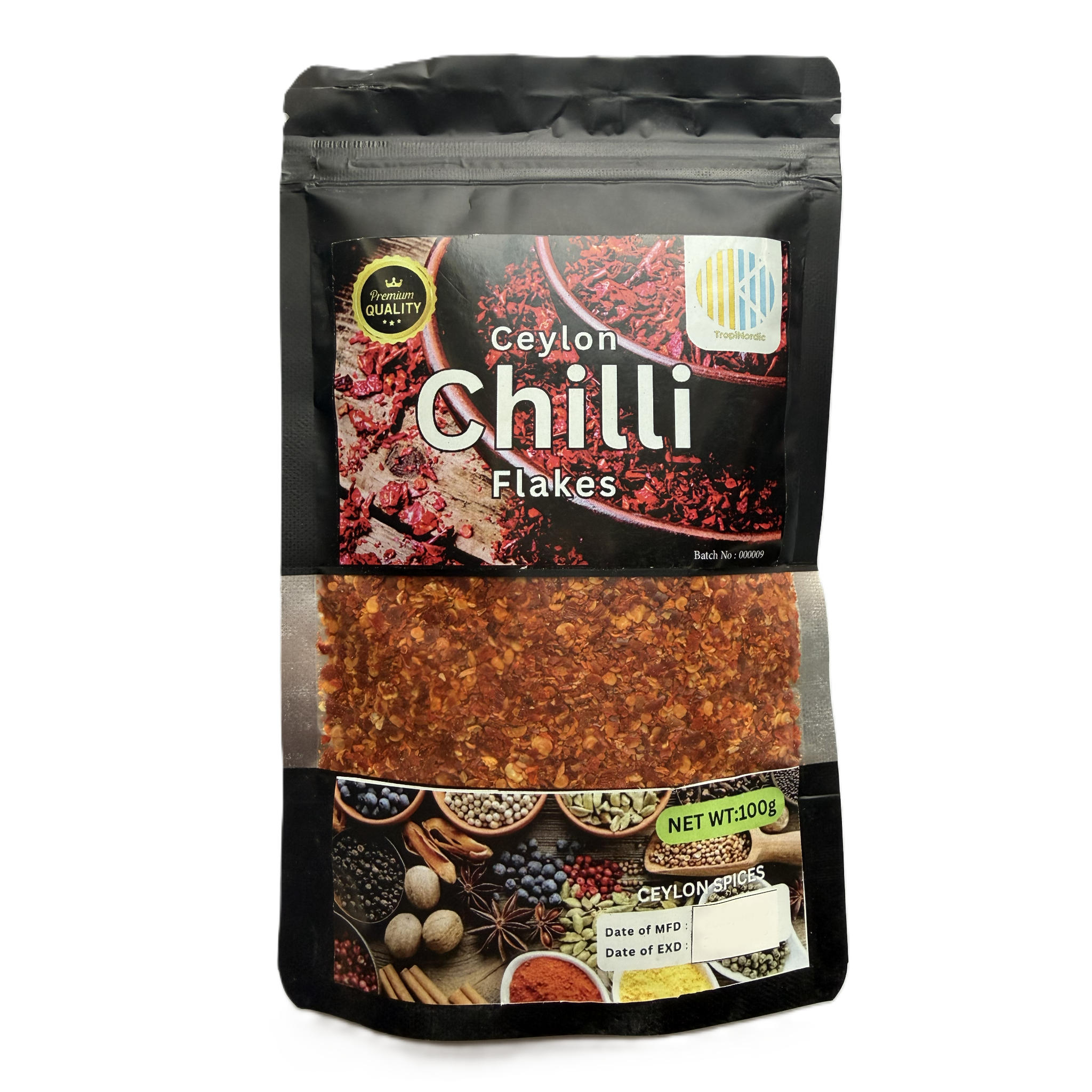 Chili flakes (Sourced from Sri Lanka)